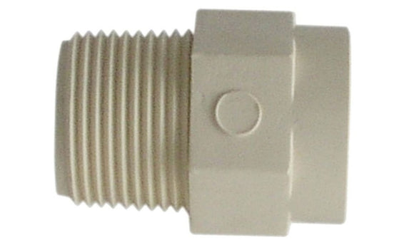 LDR Industries FCP MA-12 Efficient Connection: CPVC Male Adapter, 1/2-Inch