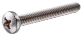Hillman 883019 Phillips Pan-Head Stainless Machine Screws, #8-32x1/2", 2-Pack
