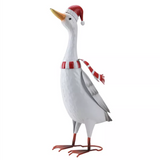 Red Shed 22 in. Metal Christmas Holiday Duck Porch Decoration