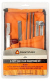CountyLine FK001CL Chainsaw Chains Sharpening Field Kit Steel 8 Pack