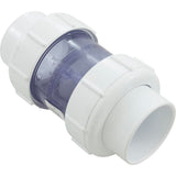 Flo Control 1795C20 5lb 2" Sxs Clear PVC Union Check Valve