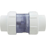 Flo Control 1795C20 5lb 2" Sxs Clear PVC Union Check Valve