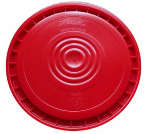 Fortiflex 125LD02 5 gal. Red Watertight Bucket Lid,12 x 12 x 1 in.  Dimensions