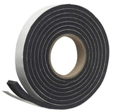 Frost King R538H Rubber Foam Self-Stick Weather Seal, Black Fits Gaps Between 9/16 and 1/4 in.