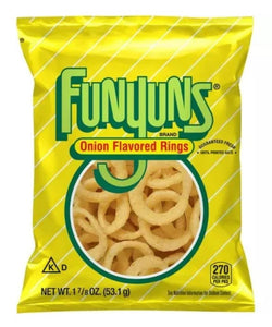 Funyuns 122615 Original Onion Flavored Rings Snacks 1.87 oz. Bag, Pack of 1