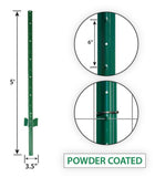 Farmgard 901155A 5 ft. x 3.35 in. Light-Duty Fence Post