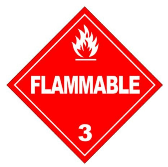 Generic 99436 Hazmat Flammable Sticker Decal