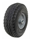 Generic PR 1806 Sawtooth Tread 10 in. Pneumatic Wheels, 4.10/3.50-4, 0.63" Bore