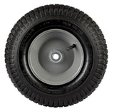 Generic 12x5-6 in. Black Pneumatic Wheels with Turf Tread, 5/8 in. Bore Size