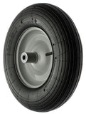 Generic PR3006 Wheel Barrow Tire and Wheel 16"x4-8", 5/8 Bore Size, Ribbed Tread