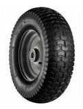 Generic PR3008-1 Pneumatic Wheels w/ Turf Tread, 660 lb. cap. 16"x5-8", 1" Bore