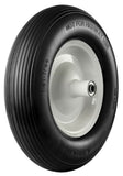 Generic  Flat-Free Replacement Wheels w/ Ribbed Tread, 16 in., 5/8 in. Bore Size