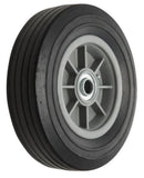 SR 0806-1 Replacement Solid Rubber and Plastic Tires with Ribbed Tread - Black