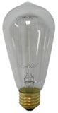 Globe Electric 01321 Single Vintage Edison 60W Dimmable Light Bulb - Soft White