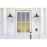 Perry Court 1-Light Gloss Black Outdoor Wall Lantern