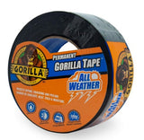 Gorilla Glue 6009002 Permanent All Weather Tape Black 1.88 in. x 25 yd. Roll
