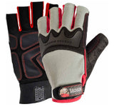 Grease Monkey 22103-23 Men's Pro Fingerless Work Gloves, Large, 1-Pair