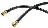 GroundWork XHJ-0658 Durable Garden Hose, Black -5/8 in. x 6 ft