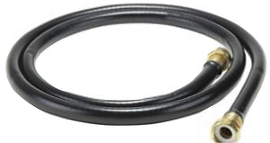 GroundWork XHJ-0658 Durable Garden Hose, Black -5/8 in. x 6 ft