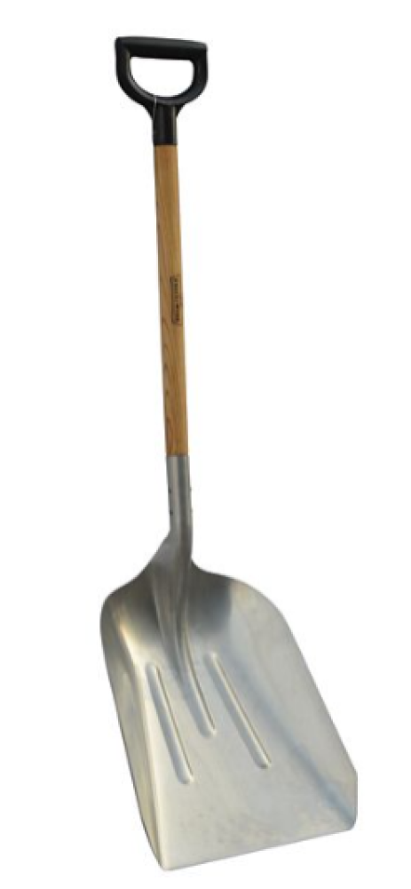 GroundWork YN-8SL030PD 49 in. D-Grip Aluminum Scoop with Hardwood Handle