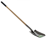 GroundWork YN-F3-31L 49 in. Hardwood Handle Square Point Shovel