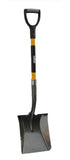 GroundWork YN-F3-32FD 31.7in Fiberglass Handle Pro Square Point Shovel w/ D-Grip