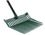 GroundWork YN-PF-001L 14 in. ABS Bedding Fork with Black Coating Hardwood Handle