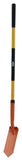 GroundWork YN-8SJ2-6-1FL Trench Shovel w/ Durable Fiberglass Handle, 4in. Blade