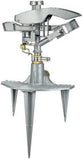 GroundWork GS-141200 Max Coverage Spike Sprinkler 8494 sq. ft. Oscillating Zinc