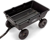 GroundWork GW-5-2 Pro Series Poly Dump Cart 800lb Capacity Convertible Steel