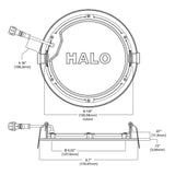 HLB 6 in. Selectable CCT New Construction or Remodel Canless Recessed Integrated LED Kit