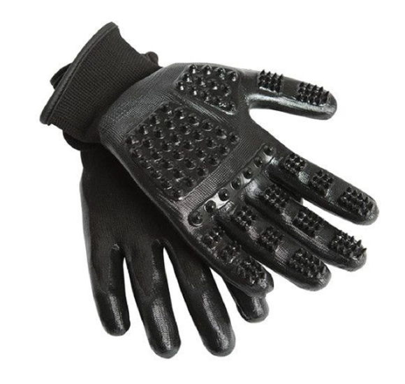 HandsOn 21287440 Equine Grooming Gloves, Size: 7-8.5 in.