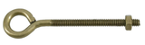 Hardware Essentials 322612 Gold-Plated  Fg Eye Bolt with Hex Nut, 1/4-20X4