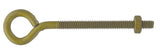 Hardware Essentials 322615 Gold Fg Eye Bolt with Nut, 3/8 in.-16 x 6 in.