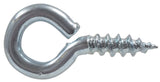 Hardware Essentials 851736 Medium Cd Screw Eye Bolts, 0.192 inx1-13/16 in, 2-Pc