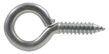 Hardware Essentials 851769 Cd-Screw Eye Large 0.162 in x 1-5/8 in. Count of 6