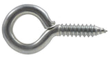 Hardware Essentials 851841 Large Cd Screw Eye Bolts, 0.225 in. x 2-3/16 in, 3-Pk