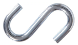 Hardware Essentials 851875 S-Hook Zinc (0.307" x 2-1/2"), 1pc