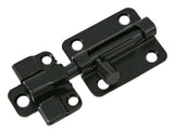 Hardware Essentials 854477 Ajustlock Barrel Bolt 2-1/2 in. Black Locking Latch