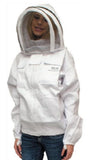 Harvest Lane Honey Adult's Beekeeping Protective Jacket w/ Veils - Large