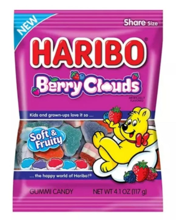 Haribo HAR72494 Berry Clouds Gummi Candy 4.1 oz. Bag, Pack of 1