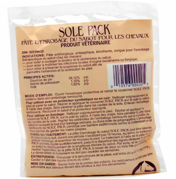 Hawthorne Products 15213660 2 oz. Sole Pack Medicated Hoof Packing Paddie