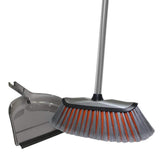 Smooth Sweep Indoor Angle Broom with Dustpan