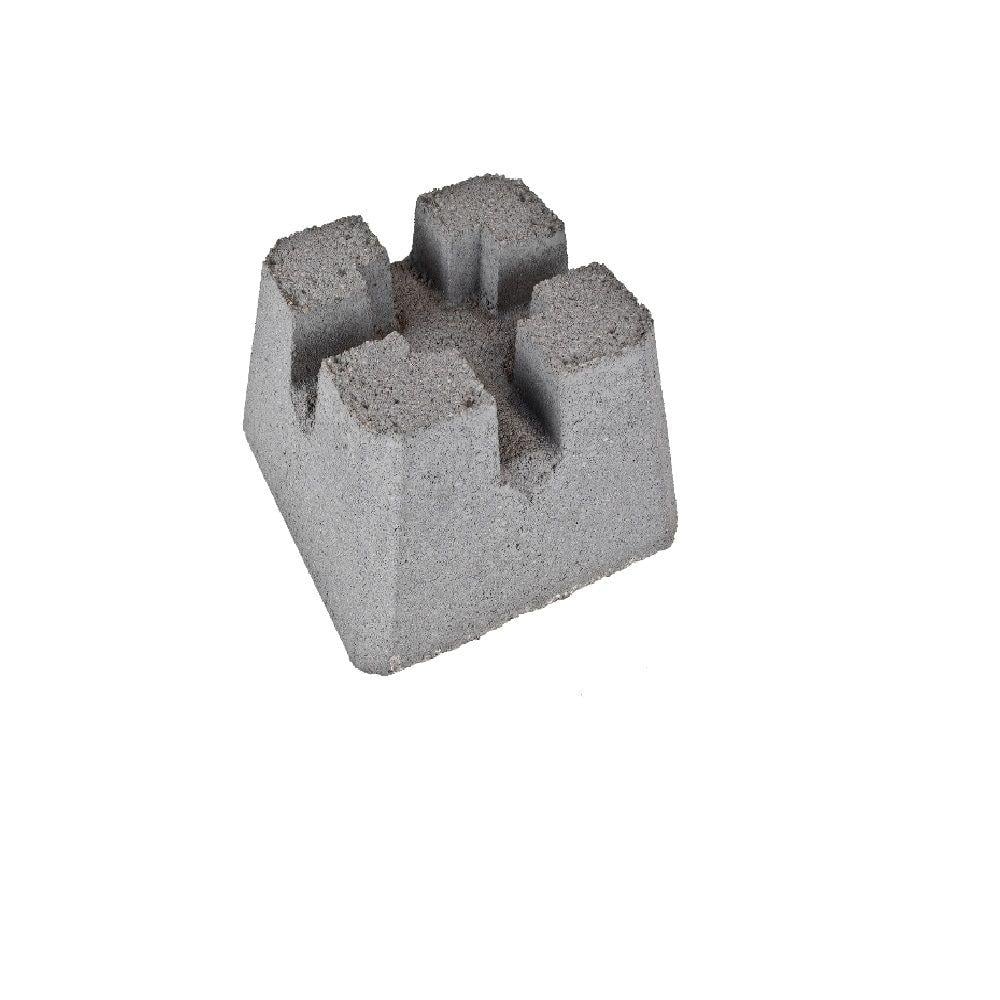 12 in. x 8 in. x 12 in. Concrete Patio Pier Block – BelowCost Products