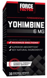 Yohimbine (Yohimbe Bark) 6 MG - Enhances Male Physical Response - 30 Capsules