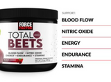 Total Beets Powder w/ Organic Beetroot - Circulatory Supp.  - Black Cherry (30)
