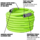 Flexzilla HFZG5100YWG Garden Hoses with Ergonomic Female Grip