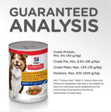 Hill's Science Diet Senior 7+ Chicken & Vegetables, Wet Dog Food, 12.8 oz. 1 Can