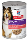 Hill's Science Diet Adult Sensitive Stomach and Skin, Salmon & Vegetables- 1 Can