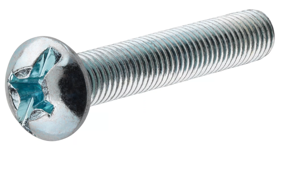 Hillman 41150 Round Combination Drive Machine Screw, #10-24 x 1/2 in.